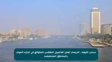 سحب كثيفة.. الأرصاد تعلن تفاصيل الطقس المتوقع في إجازة المولد بالمناطق المنخفضة